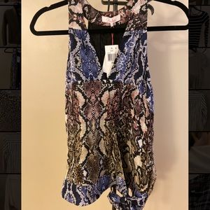 Silk Parker Wrap-Top